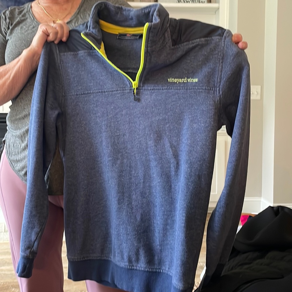 Vineyard vines golf pullover, but can be used as a pullover for anything